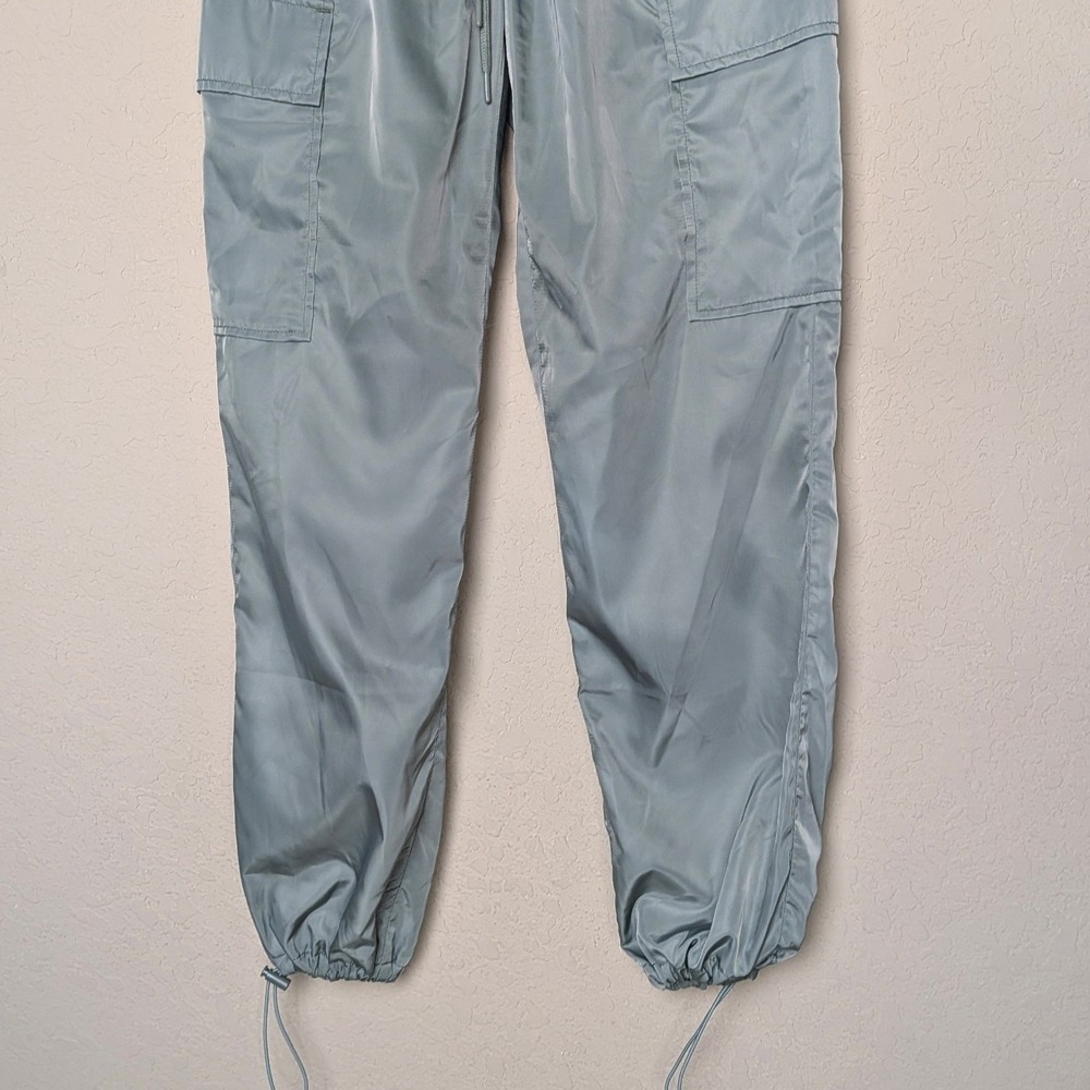 Pistola Cargo Jogger Pants XS Sage Green Drawstring Waist Utility Pockets Street - Picture 4 of 8